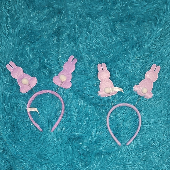 Other - Purple Bunny Ear Headbands Set